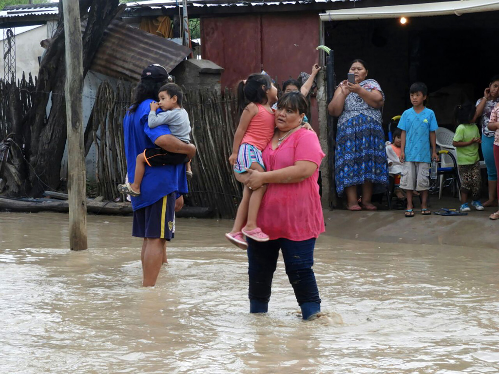 Überschwemmungen in Salta im Norden Argentiniens (Bild: Telam/AFP)