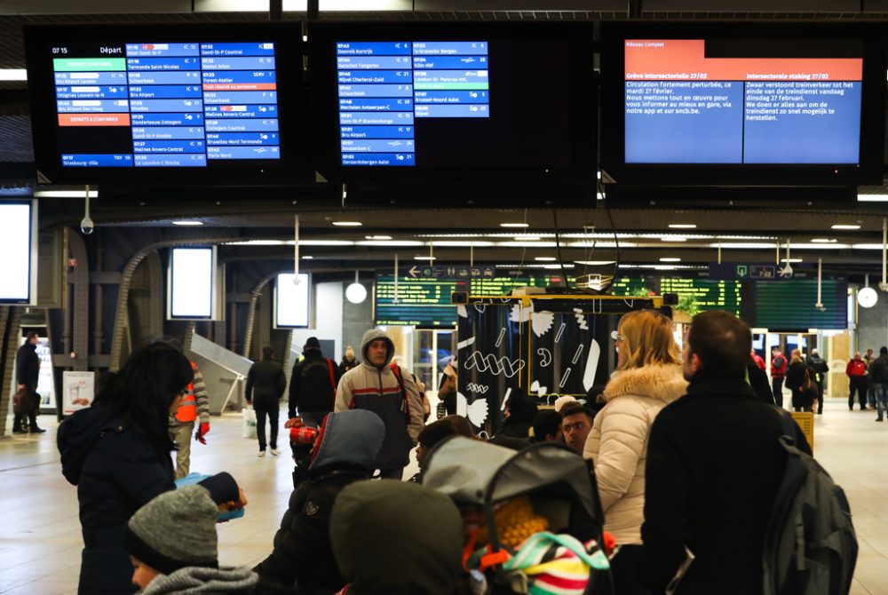 Streik der sozialistischen Gewerkschaft CGSP: Behinderungen im Bahnverkehr