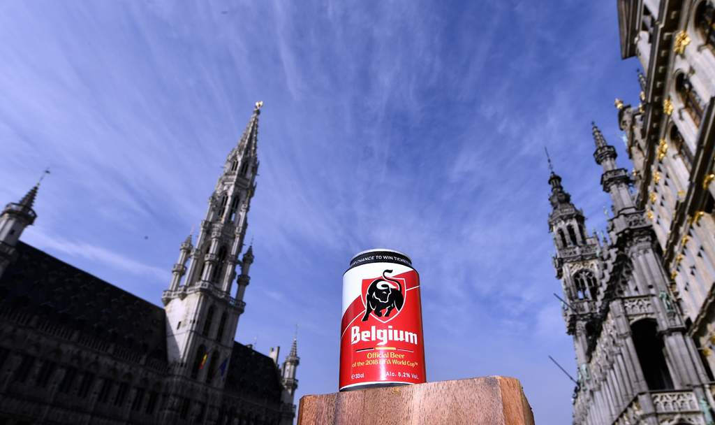 Aus "Jupiler" ist "Belgium" geworden (Bild: Eric Lalmand/Belga)