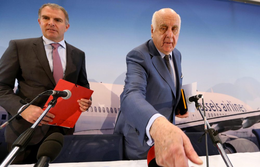 Etienne Davignon (r.) und Lufthansa-Chef Carsten Spohr