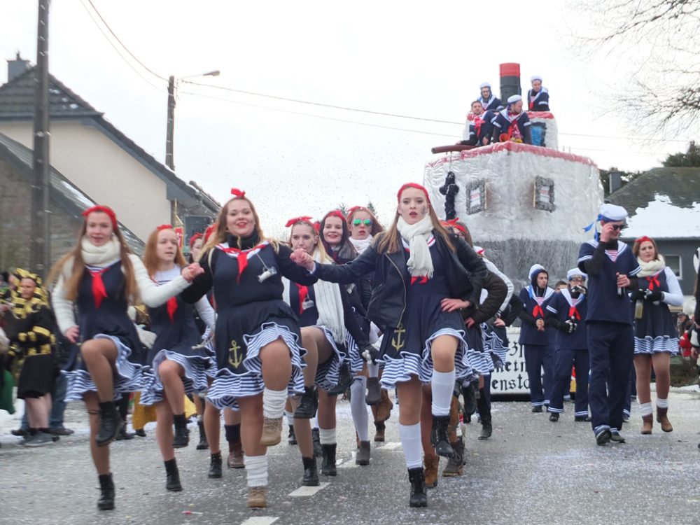 Karnevalszug von Deidenberg 2018 (Bild: Stephan Pesch/BRF)