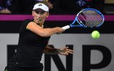 Elise Mertens beim Fed Cup