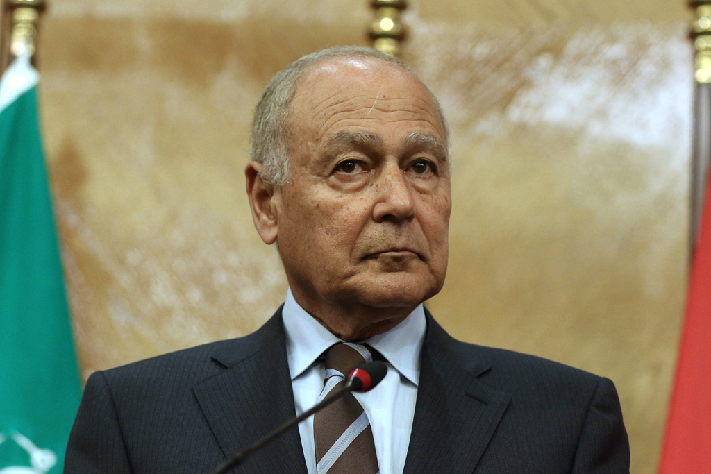 Der Generalsekretär der Arabischen Liga, Ahmed Aboul Gheit