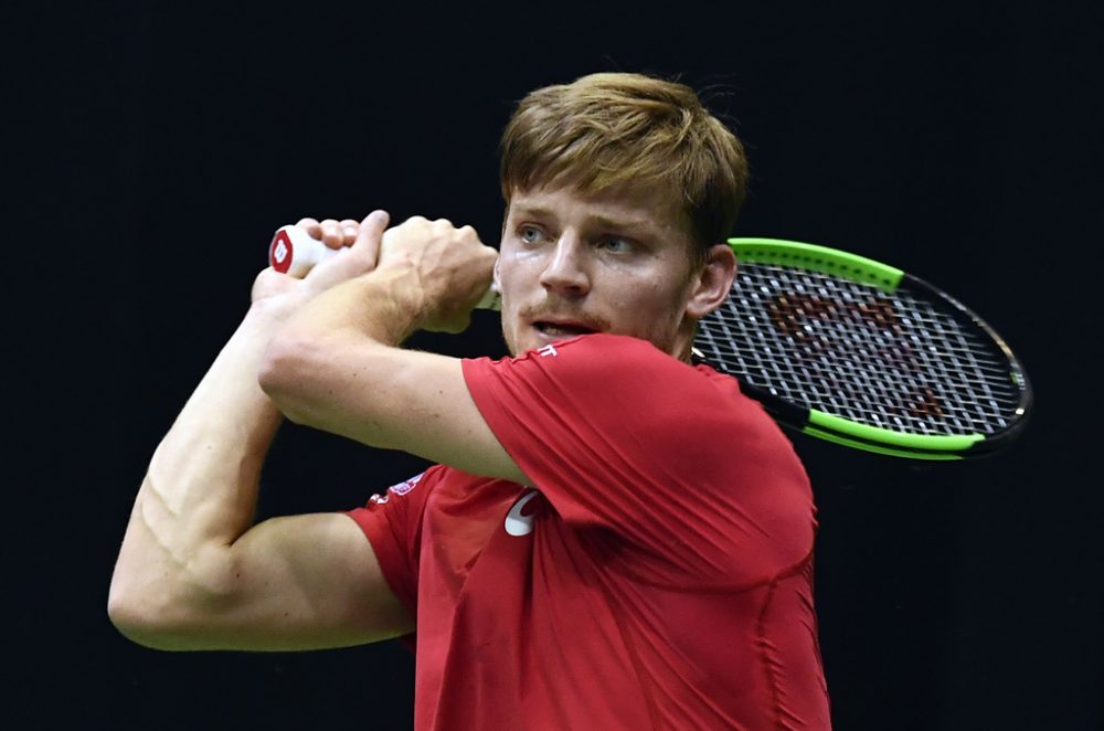 David Goffin beim Davis Cup (Bild: Eric Lalmand/Belga)