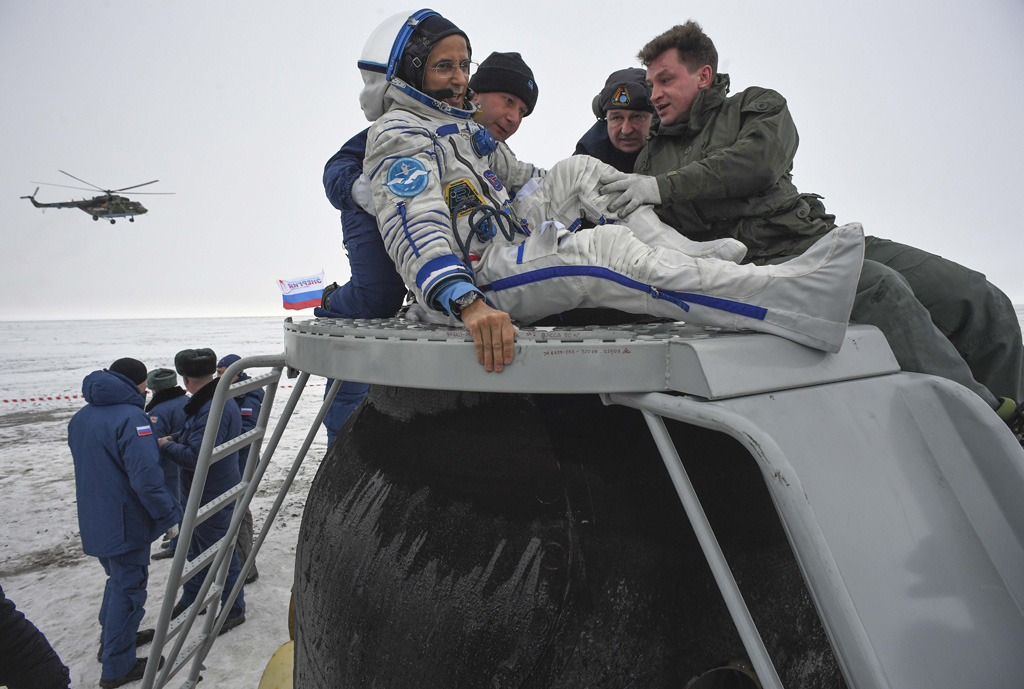 Drei ISS-Raumfahrer sicher zur Erde zurückgekehrt (28. Februar 2018)