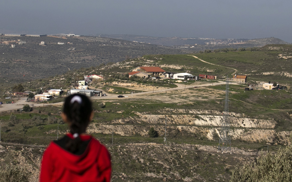 Blick auf Chavat Gilad (Bild: Jaafar Ashiyeh/AFP)