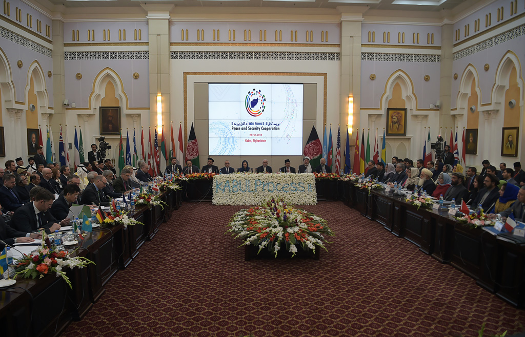 Friedenskonferenz in Kabul (Bild vom 28. Februar 2018)