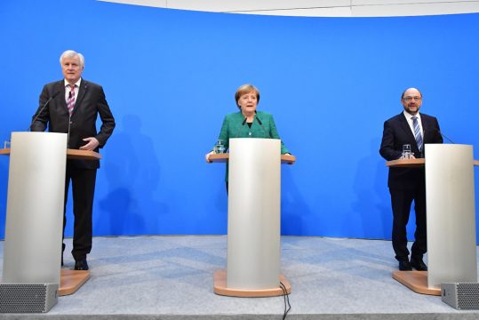 Die neue Große Koalition in Deutschland steht