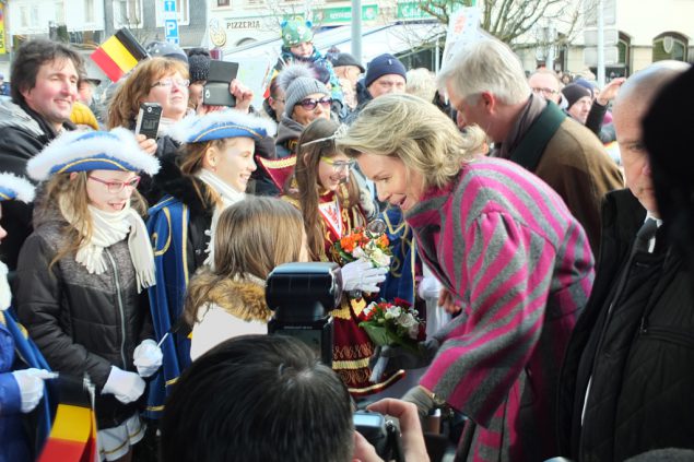 König Philippe und Königin Mathilde besuchen St. Vith (Bild: Stephan Pesch/BRF)