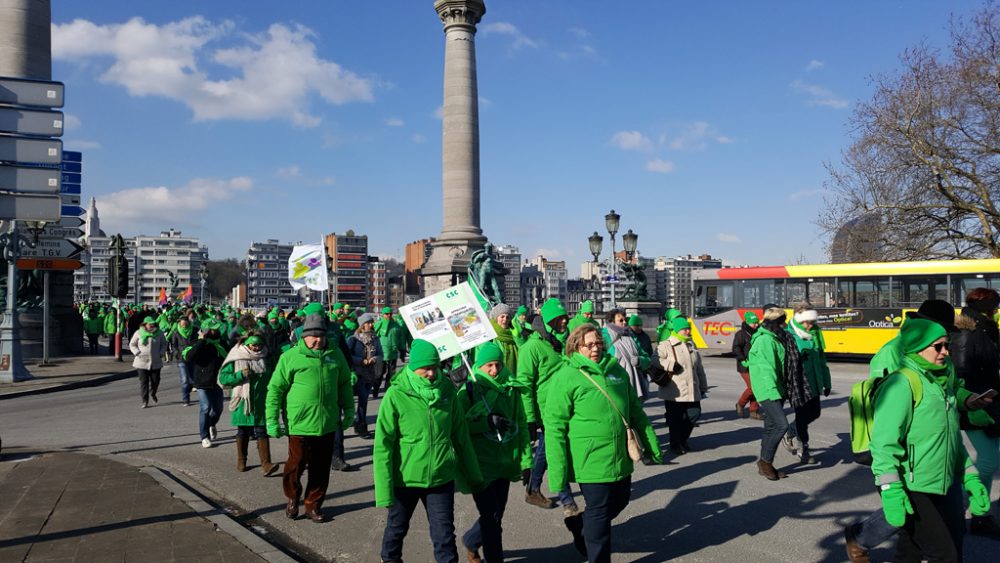 CSC-Streik in Lüttich