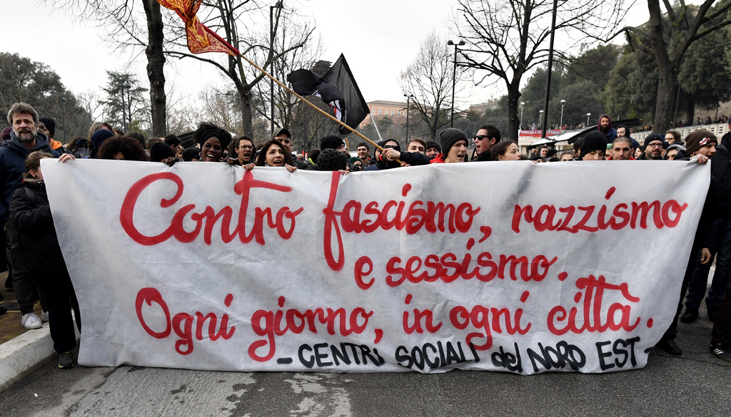 Anti-Rassismus-Demo in Macerata