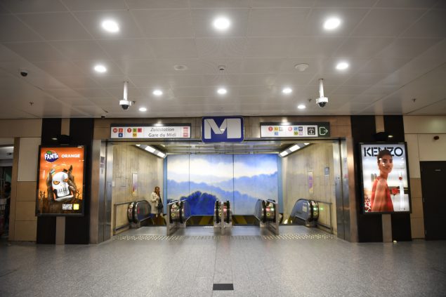 Metrostation "Gare du midi" in Brüssel (Bild: Camille Delannois/Belga)