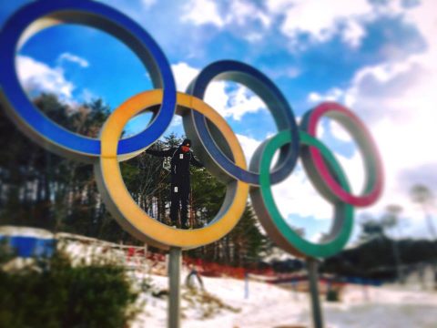Michael Rösch in Pyeongchang (Bild: privat)