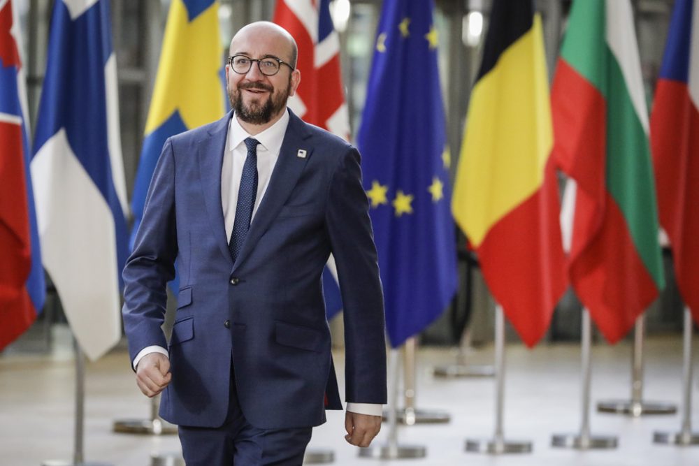 Premier Charles Michel vor dem EU-Sondergipfel