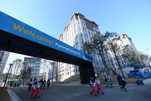 Das Olympiadorf in Pyeongchang (Bild: Franck Fife/AFP)