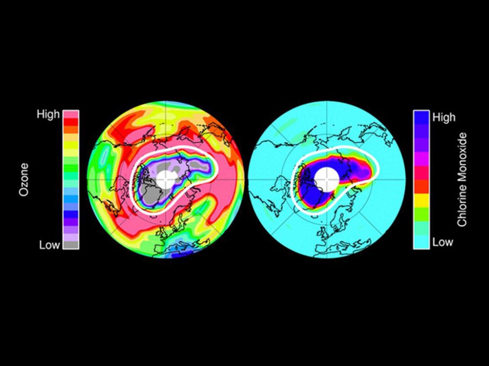 Ozonschicht der Stratosphäre