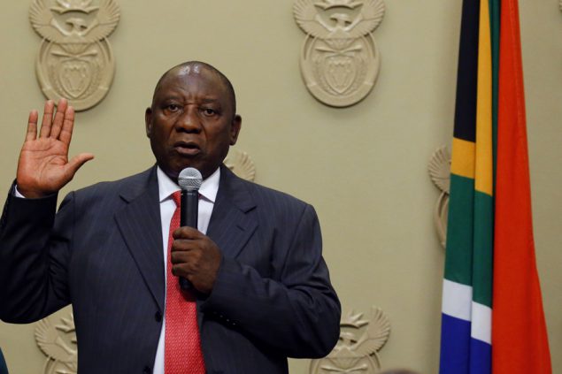 Cyril Ramaphosa (Bild: Mike Hutchings/AFP)