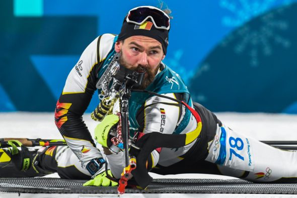 Michael Rösch schießt beim Biathlon-Einzel in Pyeongchang fünf Fehler