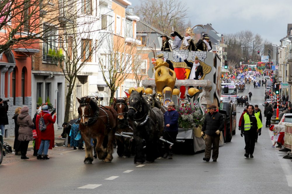 Rosenmontagszug 2018 in Eupen (Bild: Julien Claessen/BRF)