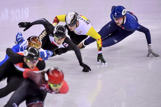 Shorttrack-Halbfinale in Pyeongchang