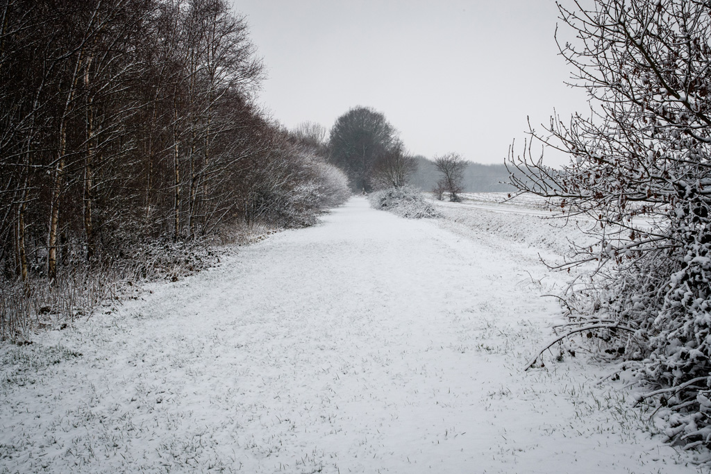 Schnee in Belgien