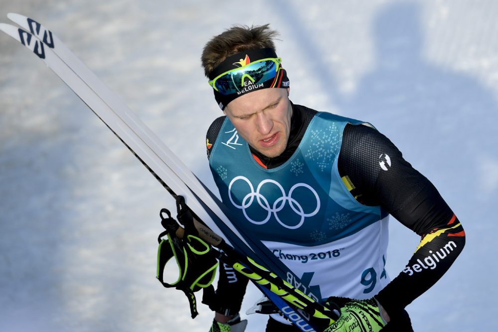 Thierry Langer am 16.2.2018 nach seinem Lauf in Pyeongchang