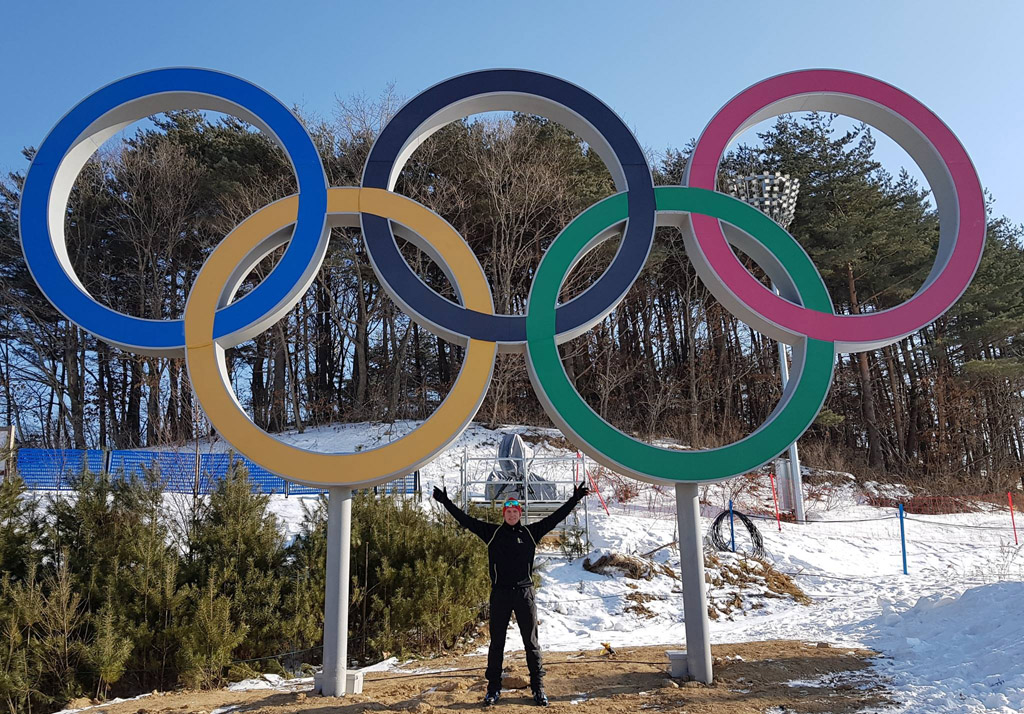 Thierry Langer in Pyeongchang