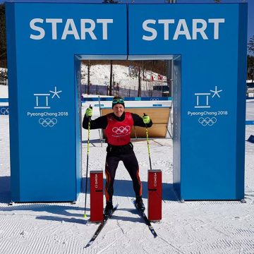 Thierry Langer bei den Olympischen Winterspielen in Pyeonchang (Bild: privat)