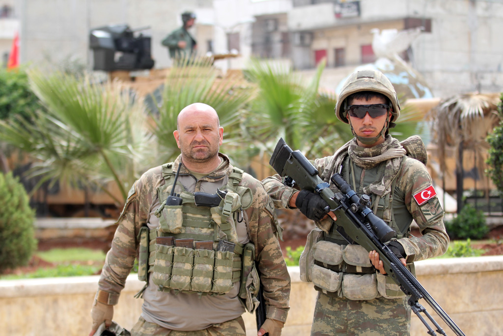 Türkische Soldaten in Afrin (Bild: Omar Haj Kadour/AFP)