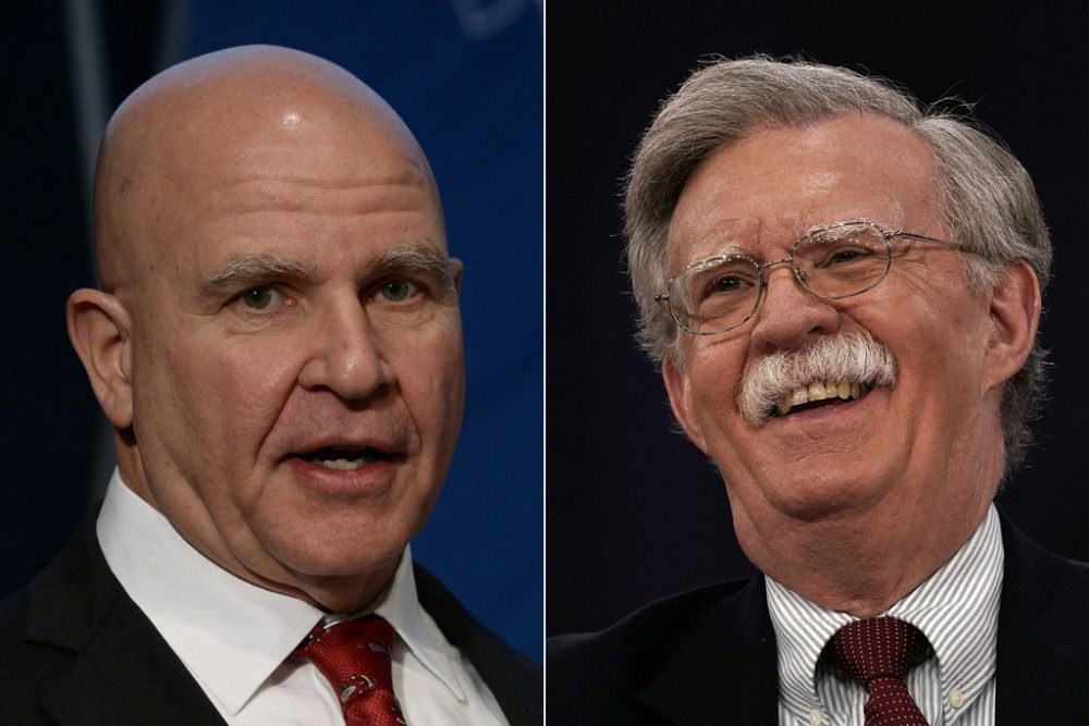 Sicherheitsberater Herbert Raymond McMaster (li.) muss für John Bolton Platz machen