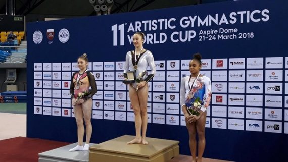 Turn-Weltcup: Gold für Nina Derwael (Bild: FFG)