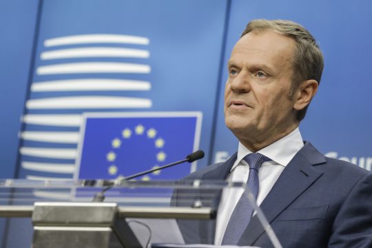 Donald Tusk beim EU-Gipfel (23.3.2018)