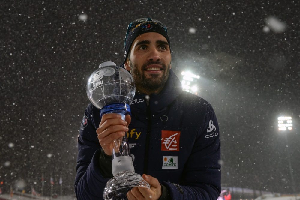 Martin Fourcade gewinnt die kleine Kristallkugel in der Verfolgung