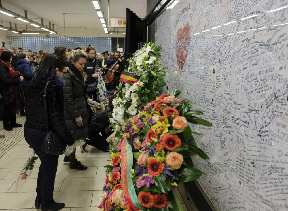 Gedenken an die Terror-Anschläge von Zaventem und Maelbeek