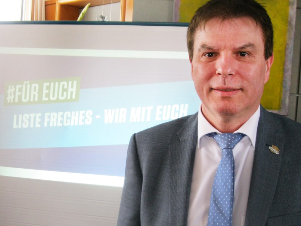 Gregor Freches tritt mit neuer Liste in St. Vith an (Bild: Lena Orban/BRF)