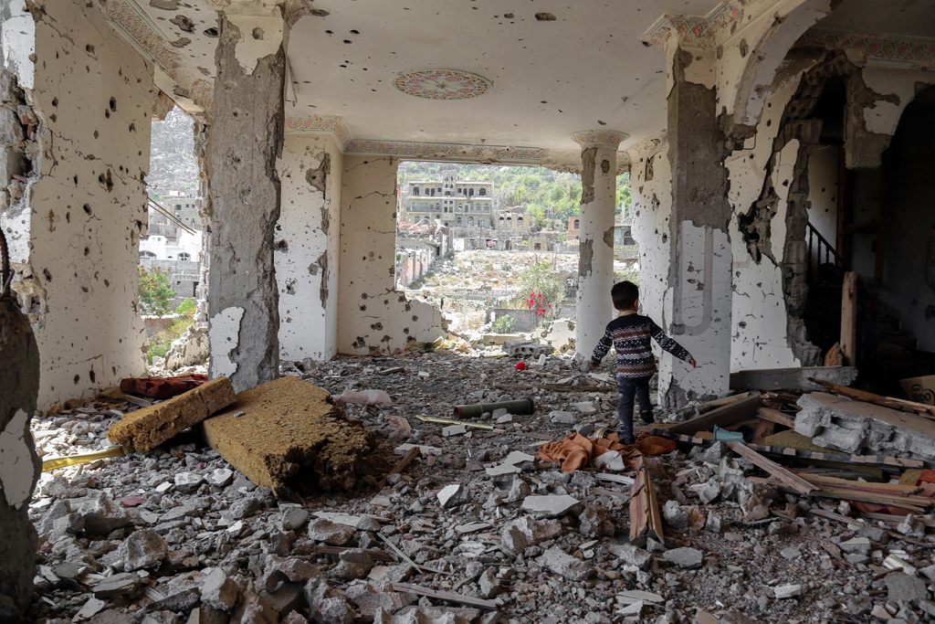 Die Menschen im Jemen leiden unter dem Krieg - Zerstörung überall