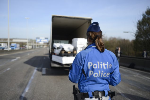 LKW-Kontrolle
