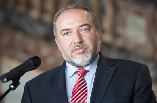 Israels Verteidigungsminister Avigdor Lieberman (Archivbild: Johanna Geron/Belga)