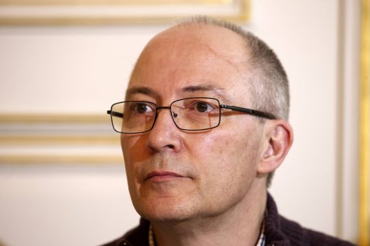 Olivier Bogaert von der Computer Crime Unit am 29.11.2013 in Brüssel