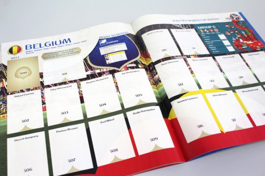 Panini-Sammelalbum zur WM 2018 (Archivbild: Melanie Ganser/BRF)