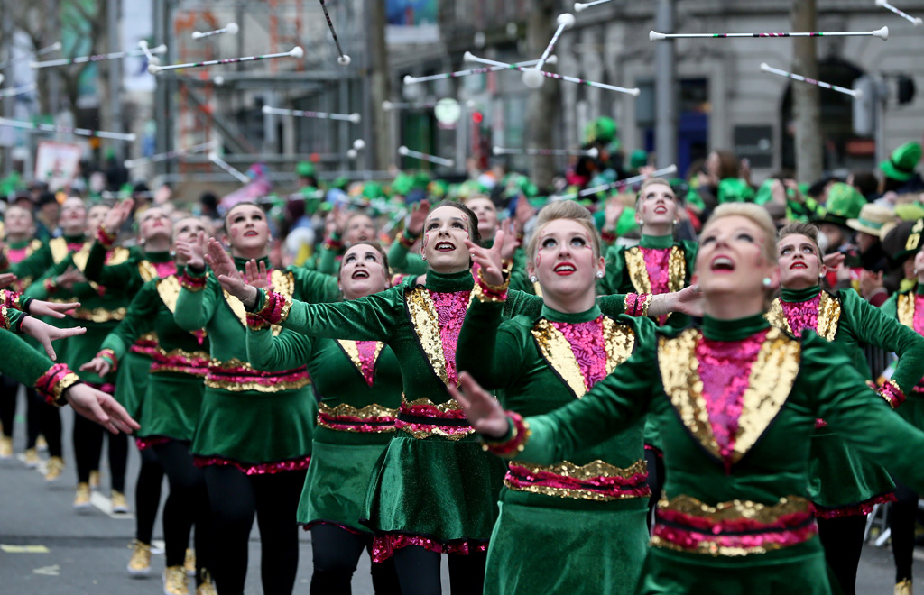 St. Patrick's Day 2018 in Dublin (Bild: Paul Faith/AFP)
