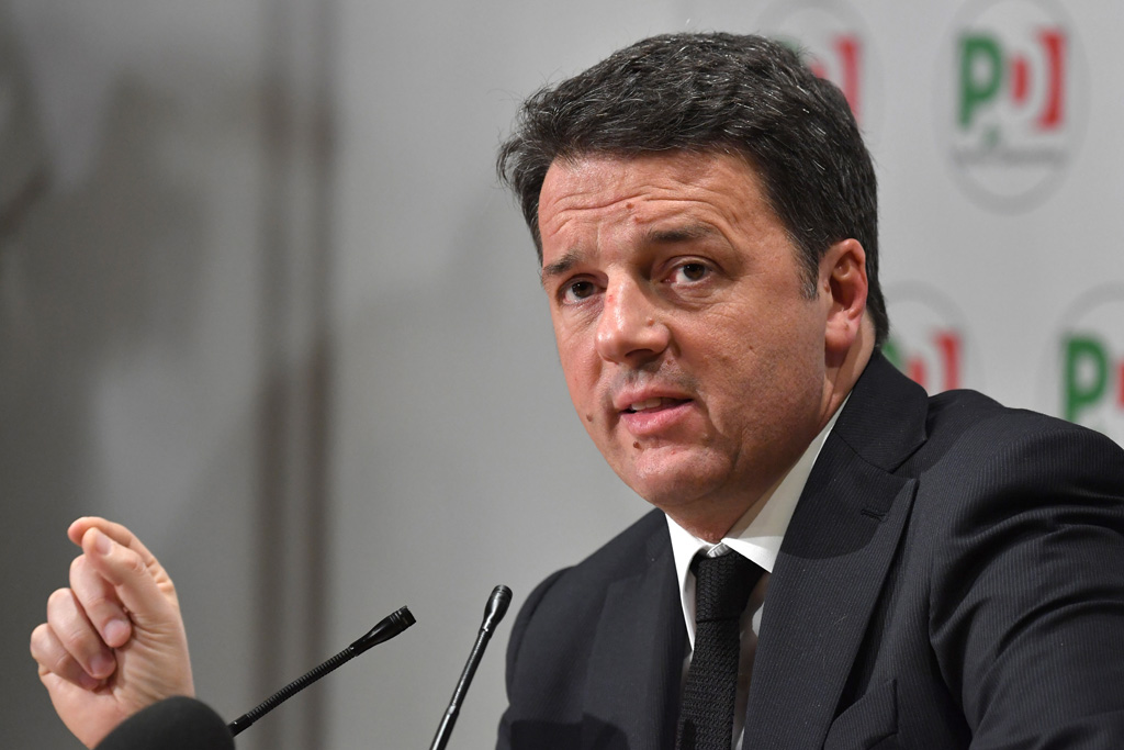 Matteo Renzi gibt seinen Rücktritt bekannt