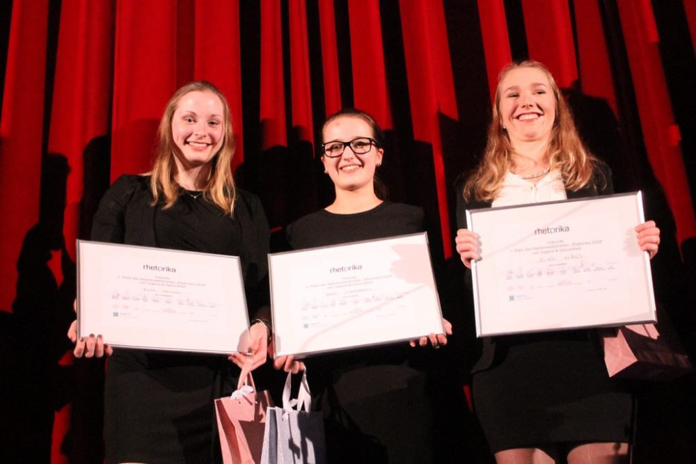 v.l. Elisa Pauels, Marie Schoonbrood, Aline Hans (Bild: Stefan Braun/BRF)