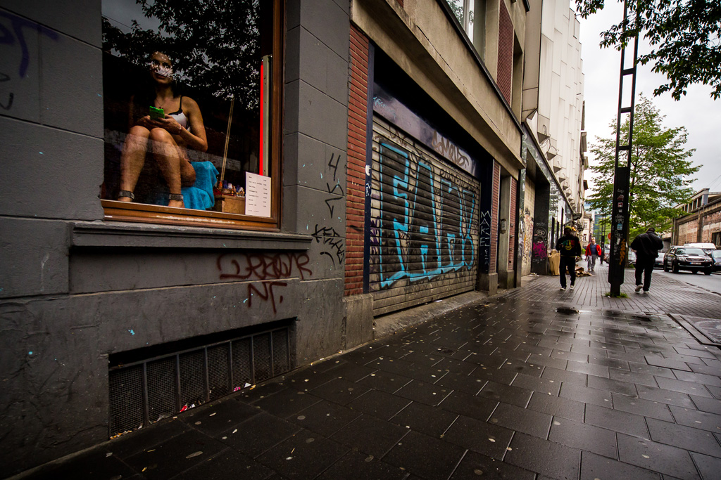 Prostituierte im Brüsseler Stadtteil Schaerbeek (Bild: Siska Gremmelprez/Belga)