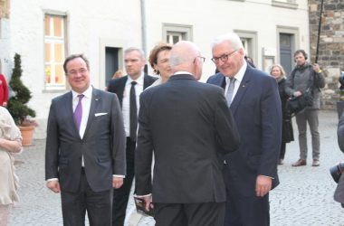 Deutscher Bundespräsident Frank-Walter Steinmeier in Aachen (Bild: Michaela Brück/BRF)