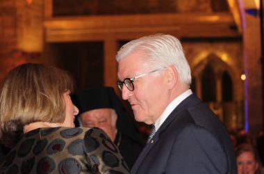 Deutscher Bundespräsident Frank-Walter Steinmeier in Aachen: Empfang im Rathaus (Bild: Michaela Brück/BRF)