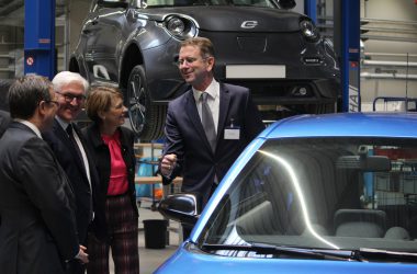 Deutscher Bundespräsident Frank-Walter Steinmeier in Aachen: Besuch des RWTH Campus (Bild: Michaela Brück/BRF)