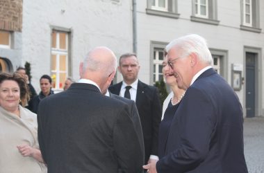 Deutscher Bundespräsident Frank-Walter Steinmeier in Aachen (Bild: Michaela Brück/BRF)