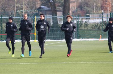 Yuta Toyokawa beim Training der AS Eupen (20.3.) - Bild: Christophe Ramjoie/BRF