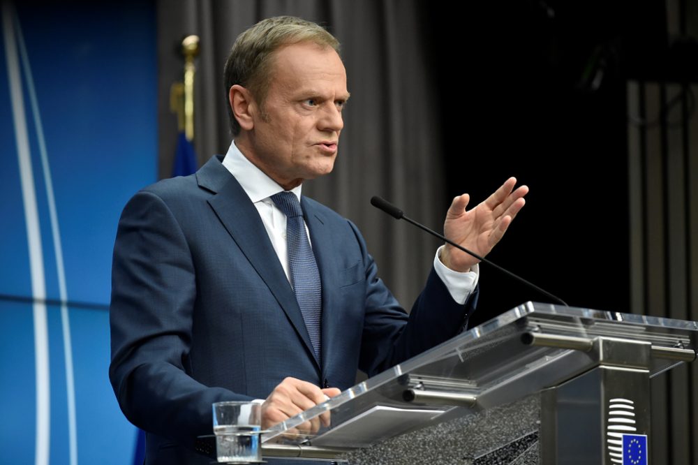 Donald Tusk beim EU-Gipfel